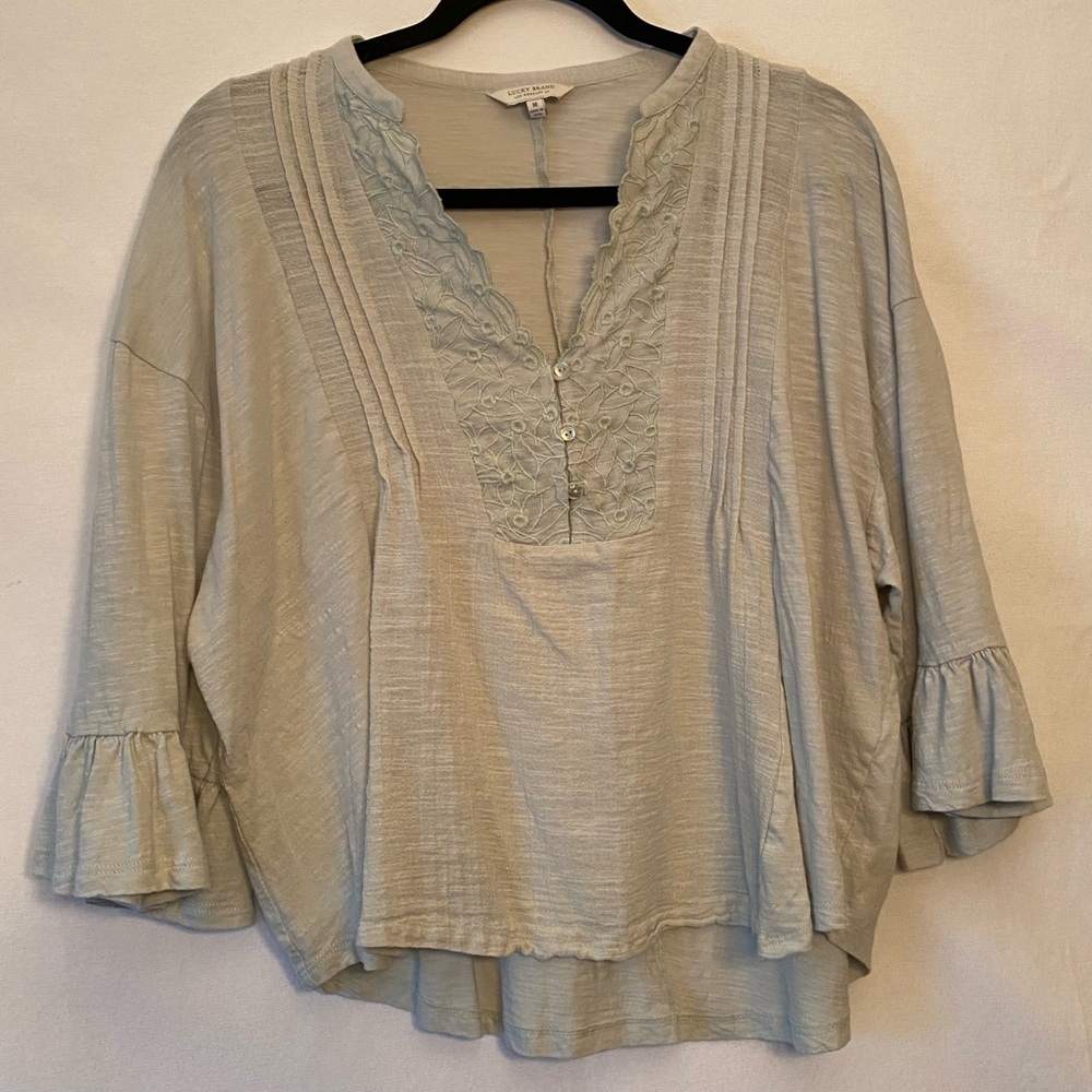 Light Blue Lucky Brand Blouse